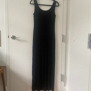 Vintage Alex Evenings Long Black Sleeveless Dress